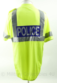 Britse Politie Police Endura Yellow shirt met portofoonlussen - maat Medium - nieuw - origineel
