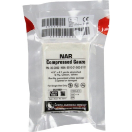 North American Rescue NAR Compressed Gauze -  6-2023 - origineel