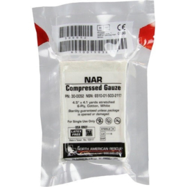 North American Rescue NAR Compressed Gauze - houdbaar juni 2023 - origineel