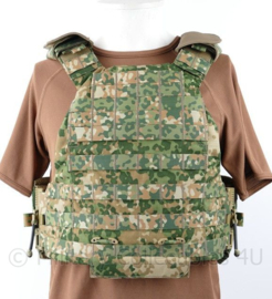 Defensie NFP camo vest A Voss Molle met zijpaneel vest A set Voss - maat large- origineel