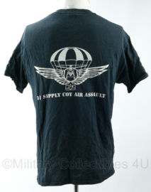 Defensie 11 Supply Coy Air Assault LUMBL Luchtmobiele Brigade shirt - maat Medium - gedragen - origineel