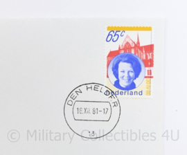 Eerste dag envelop Onderzeedienst Koninklijke Marine 75 jaar 1906 - 1981 set - origineel