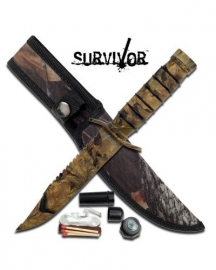 SURVIVOR Hunting camo mes met survivalmes