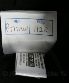 Britse Politie brandwerende tactical overall zwart - maat 112R (=EU 54/56) - nieuw - origineel