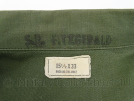USMC US Marine Corps Fatique shirt met lange mouw - maat 15 1/2 x 33 = maat 41 - origineel
