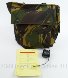 KL Nederlandse leger AMF12 gasmasker set  met traangas oefenfilter met huidig model woodland tas - maat 3 = klein - origineel