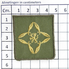 KL Nederlandse leger Officier Accountant borstembleem - 5 x 5 cm - origineel