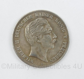 Deutsches Reich 1888 munt Kaiser Konig von Preussen  - diameter 4 cm - replica