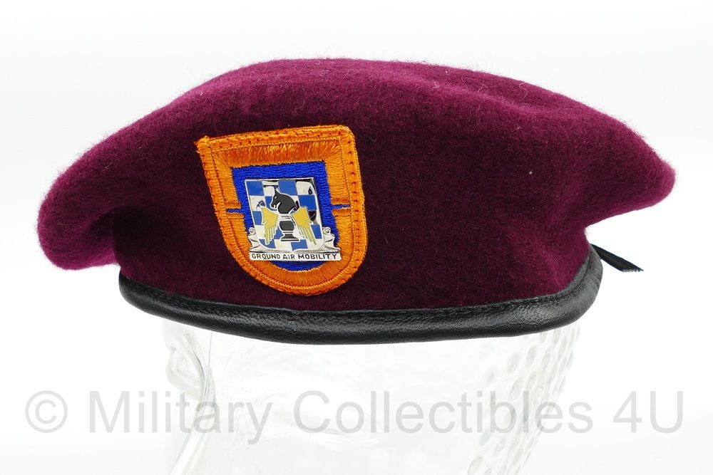 US 82nd Aviation Regiment beret - maat 7,5 - nieuw - origineel