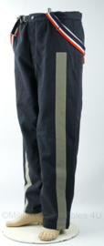 Nederlandse Brandweer Aramide Kratex brandwerende broek met bretels en reflectie - maat 54 - gedragen - origineel