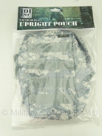 Koppeltas airsoft Upright model - Molle draagsysteem - 24 X 14 X 9 cm - ACU camo