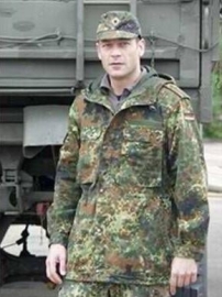 BW Winterparka Flecktarn MET dikke voering - origineel