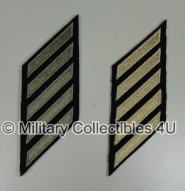 Service stripes - 5 stuks - khaki of groen