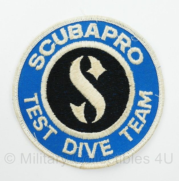 Scubapro Test Dive team embleem - 10 cm. diameter  - origineel