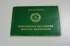 Dienstbuch Ministerium des Innern Deutschen Volkspolizei - ongebruikt - origineel