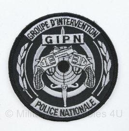 Franse Police Nationale Groupe D'intervention embleem - diameter 9 cm - origineel