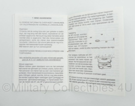 SFOR 101 Militaire Inlichtingenpeloton boekje 1998 - origineel