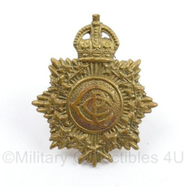 WO2 Canadese cap badge Postal Corps - Zeldzaam  - 3 x 2,5 cm - origineel