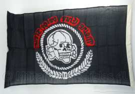 WO2 Duitse SS Totenkopf vlag katoen - Meine Ehre Heisst Treue - 100 x 150 cm - replica