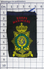 Kmarns korps mariniers mouwembleem Battledress if  Tropen Tenue - 7,5 x 5 cm -  origineel