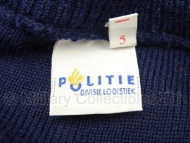 Nederlandse Politie trui V-neck met patch op de borst- maat 2 (Small) of 5 (Large) - origineel