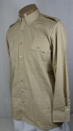 Nederlands leger Khaki DT Overhemd LANGE MOUW - maat 37, 41 of 42- origineel