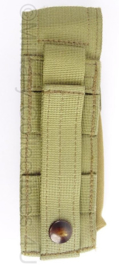 KL Landmacht en US Army coyote 40mm MOLLE 40 mm Grenade pouch single - maker Blackhawk - afmeting 15 x 5 x 4 cm - origineel