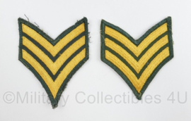 US Army rangen paar Sergeant - 10 x 7,5 cm - origineel