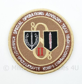 KCT Korps Commandotroepen Special Operations Advisory Team embleem - met klittenband - diameter 9 cm