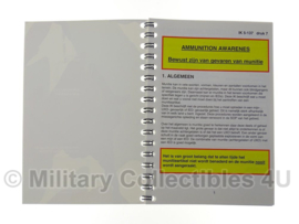KL Nederlandse leger boekje - Ammunition Awarenes IK 5-137 Druk 7 - origineel