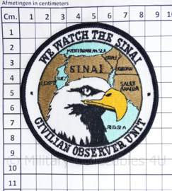 Klu Luchtmacht - We watch the Sinai Civilian Observer unit - diameter 9  cm - origineel