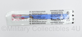 Swann Morton disposable scalpel steriel nr. 22 - tht 06-2014 - origineel