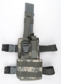 US Army Molle II ACU camo Holster UNIVERSAL Modular Ambidextrous Drop leg Holster  - origineel