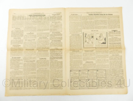 WO2 Duitse krant Frankische Tageszeitung nr. 197 23 augustus 1944 - 47 x 32 cm - origineel