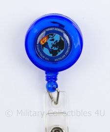 Defensie keycord houder met Defensie 103 Intelligence surveillance target acquisition reconnaissance battalion ISTAR - 8,5 x 3 cm - origineel