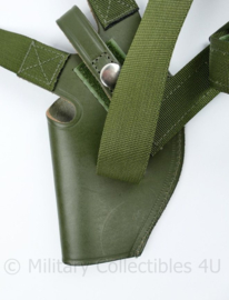 Britse en Nederlandse leger Holster Aircrew schouderholster GROEN  - origineel