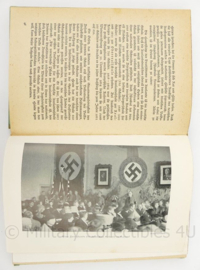 WO2 1938 Duits NSDAP boek "Wir Deutsche in der Welt" - 15 x 2 x 21,5 cm - origineel