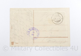 WO1 Duitse Postkarte Frohes Osterfest 1918  - 9 x 14,5 cm - origineel