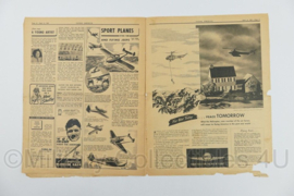 WO2 US Young America The National News Weekly for Youth Magazine tijdschrift - April 12, 1945 - 34,5 x 27 cm - origineel