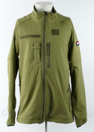 Defensie softshell jas Jack softshell KL groen 11-2019 - zeer licht- tot ongedragen - maat Medium - origineel