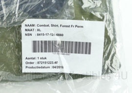 Korps Mariniers KMARNS Forest Woodland camo Fr Perm UBAC Underbody Armor combat shirt - maat Extra Large - NIEUW in verpakking - origineel