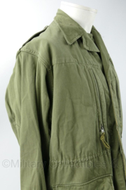 Franse leger F1 parka groen 1965 - maker SCECAM Paris - maat Large en lengte 170cm.  - gedragen - origineel