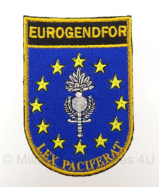 KMAR EUROGENDFOR "Europian Gendarmerie Force" embleem voor GVT tenue - 6 x 10 cm - origineel