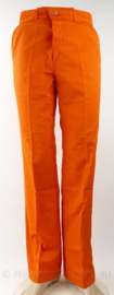 Alsico oranje broek - maat 48 - nieuw - origineel