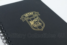 US Army SETAF Southern European Task Force notitieblok - 15 x 1 x 21,5 cm - nieuw - origineel