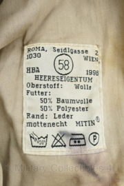 Oostenrijkse leger baret met insigne - maat 58 - gedragen - origineel