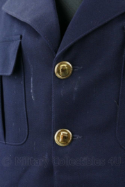 Italiaans politie uniform jas met kraagspiegels - 100% scheerwol - maat XL - origineel
