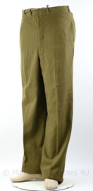 WO2 Amerikaanse Class A trouser wool - omtrek 80 cm - origineel