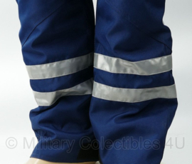 Moderne blauwe Nederlandse KMAR marechaussee motorbroek - met reflectie - merk Damen - maat 53   - origineel