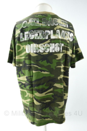 KL OJKL Dagen shirt legerplaats Oirschot - Woodland camo - maat XL - gedragen - origineel